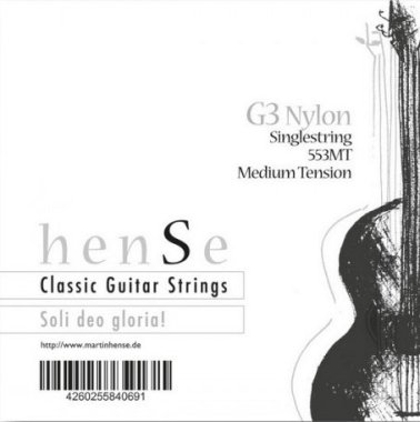 Hense 553MT Nylon Medium Tension Classical String - g 3rd string