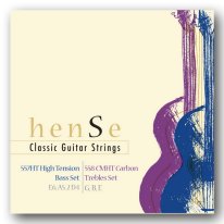 Hense 557HT-558CMHT Classical Guitar Strings w/ Carbon Trebles Full Set