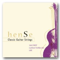Hense Carbon Series 558CMHT Classical Guitar Strings, Treble Set