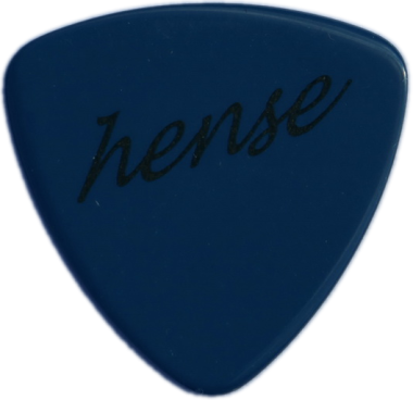 Hense Small Triangle Midnight Pick, Heavy, 1.2mm