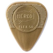 Herco HE210 Flex 50 Medium, Gold, One Pick
