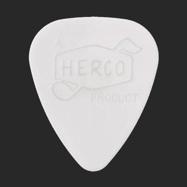 Herco HEV209 Vintage '66 Pick Extra Light, White, One Pick