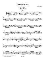 Hill | Three Etudes for solo guitar