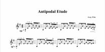 Hite | Antipodal Etude for solo guitar | PDF Download