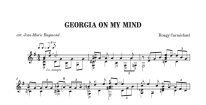 Hoagy Carmichael | Georgia on my Mind for solo guitar