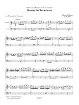 Hoffman | Sonata in Re minore for mandolin and bass