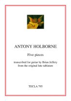 Holborne arr. by Jeffery | Five Pieces for solo guitar | PDF Download