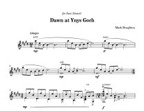 Houghton | Dawn at Wnys Goch for solo guitar