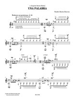 Huerta Honores | Una palabra for solo guitar