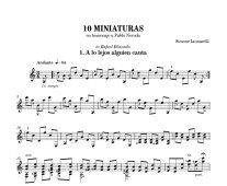 Iannarelli | 10 Miniaturas for solo guitar