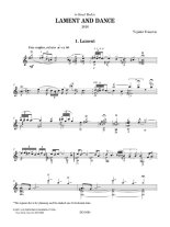 Ivanovic | Lament and Dance for solo guitar