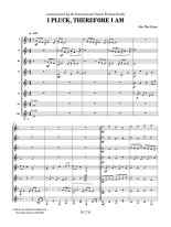 Jan Bartlema | I Pluck, Therefore I Am - for 8 guitars