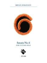 Johanson | Sonata No. 6 for solo guitar