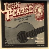 John Pearse 1100 Nylon Classical Guitar Strings Std Tension, Full Set