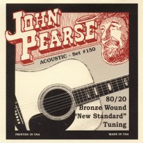 John Pearse 150NS 80/20 Bronze Acoustic Guitar Strings New Std 11-58