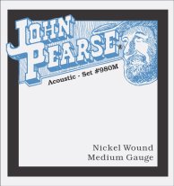 John Pearse 980M Nickel Plated Acoustic Guitar Strings Med 13-57