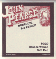 John Pearse Bouzouki 80/20 Bronze 10 String (11-40) Full Set