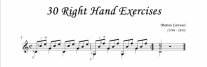 Jovic | Carcassi 30 Right Hand Exercises for solo guitar | Download
