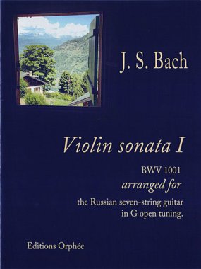 J.S.Bach Violin Sonata I BWV 1001 arr for Russian 7-string guitar