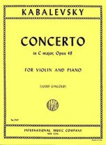 Kabalevsky | Concerto in C major, Op. 48 for violin and piano