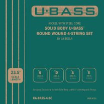 Kala KA-BASS-4-SC Nickel Solid Body U BASS Round Wound 4-String Set