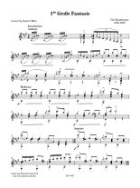Kamberger arr. by Marx | 1te GroBe Fantasie for Solo Guitar