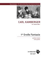 Kamberger arr. by Marx | 1te GroBe Fantasie for Solo Guitar