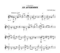 Kaya | An Afternoon for solo guitar