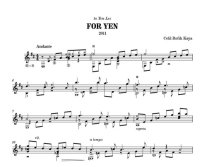 Kaya | For Yen for solo guitar