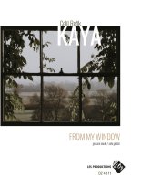 Kaya | From my Window for solo guitar