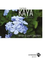 Kaya | Miriam & Leon's Daughters for solo guitar