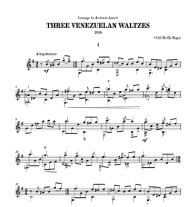 Kaya | Three Venezuelan Waltzes for solo guitar
