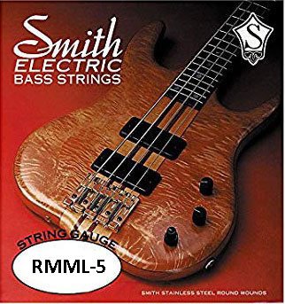 Ken Smith RMML-5 Rock Master Stainless 5-String Bass Medium Light 45-125