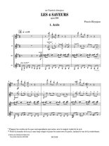 Kleynjans | Les 4 Saveurs, opus 309 for 4 guitars