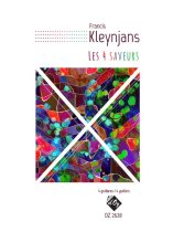 Kleynjans | Les 4 Saveurs, opus 309 for 4 guitars