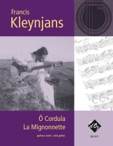 Kleynjans | O Cordula, La Mignonnette for solo guitar