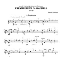 Kleynjans | Preambule et passacaille for solo guitar