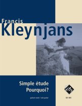 Kleynjans | Simple Etude, Pourquoi? for solo guitar