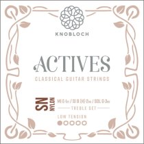 Knobloch Actives 200ASN SN Nylon LT Classical Guitar Strings, Treble Set