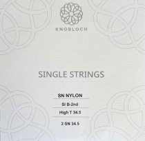 Knobloch Actives 502ASN Nylon HT Classical Guitar Strings, 2nd B Single