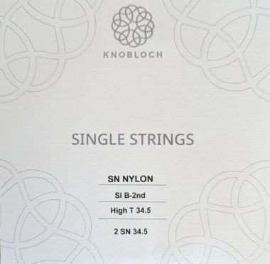 Knobloch Actives 502ASN Nylon HT Classical Guitar Strings, 2nd B Single
