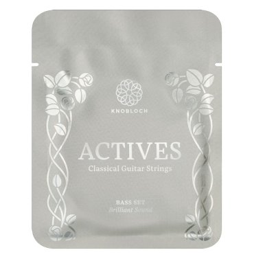 Knobloch Actives ADS 35.5 Double Silver XHT Classical Guitar Strings, Bass Set