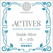 Knobloch Actives Double Silver 5th A High Tension, single string