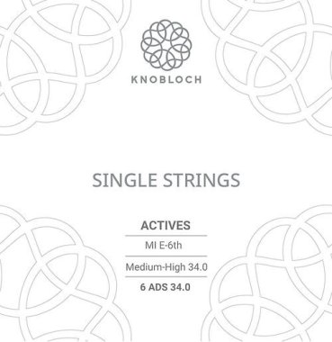 Knobloch Actives Double Silver 6th E Medium-High Tension single string