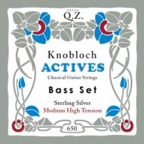 Knobloch Actives Pure Sterling Silver MHT Strings 657KAS, Bass Set