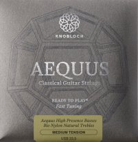 Knobloch Aequus USB 33.5 Bio Nylon MT Classical Guitar Strings, Full Set