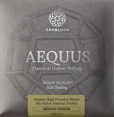Knobloch Aequus USB 33.5 Bio Nylon MT Classical Guitar Strings, Full Set