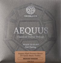 Knobloch Aequus USN 33.5 SN Nylon MT Classical Guitar Strings, Full Set