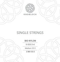 Knobloch Bio-Nylon B2 BIO 33.5 Medium Tension, Single String