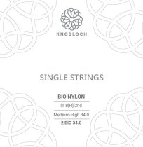 Knobloch Bio-Nylon B2 BIO 34.0 Medium-High Tension, Single String